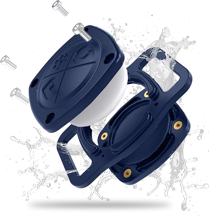 Pup Culture IP68 Waterproof AirTag Dog Collar Holder | 2.5X Stronger Than Competitors - Track Your Pet Using Apple AirTag Technology Without a Subscription | Dustproof - Doesn’t Hurt Your Collar