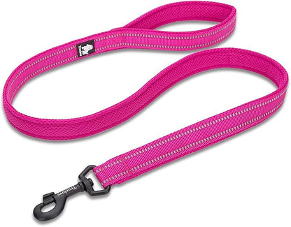 TRUE LOVE Reflective Dog Leash Puppy Walking Lead, Padded Pet Chain Rope，Length 110cm Truelove TLL2111(Fushcia,S)