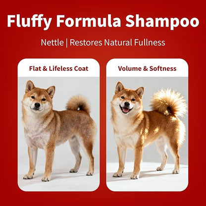 Arf Arf Dog Shampoo Softening Formula, Soften & Fluffy Oatmeal 16oz—Plant-Based 4-in-1: Cleans, Conditions, detangles, moisturizes. Oatmeal & Honey Soothe Itchy Skin. Hypoallergenic. Made in Taiwan.