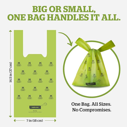 Pogi’s Dog Poop Bags with Handles – Extra-Thick, Leak-Proof, Large, Fresh Scent, 300-Count