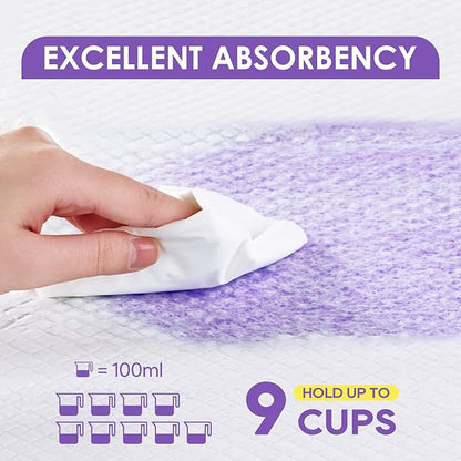 JollyMate 28"x34" Extra Large Dog Pee Pads 50 Counts, Leak-Proof Heavy Absorbent Pee Pads for Dogs, Quick Dry Disposable Puppy Pee Pads Slight Fresh Scented