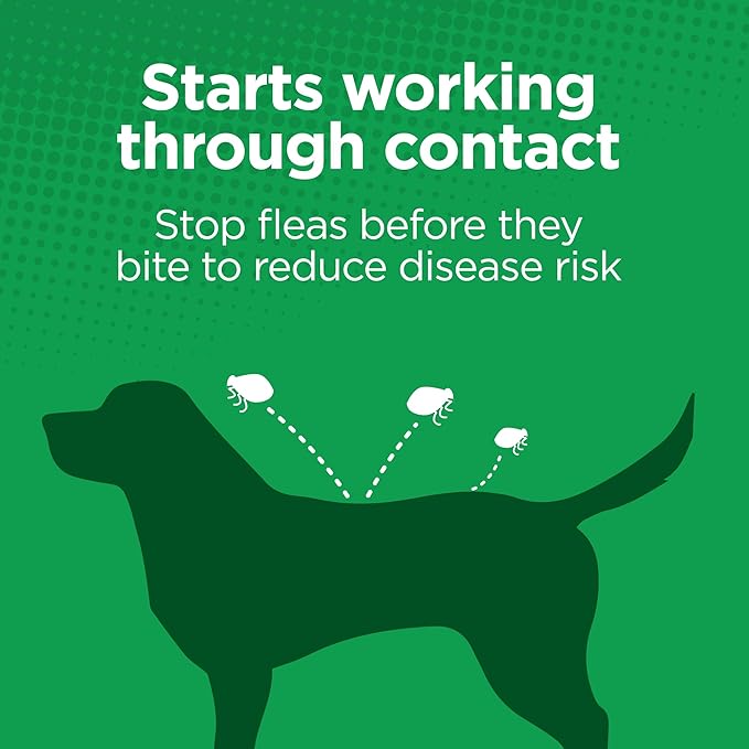 TevraPet Activate II Flea and Tick Prevention for Dogs | 4 Count | Small Dogs 4-10 lbs | Topical Drops | 4 Months Flea Treatment