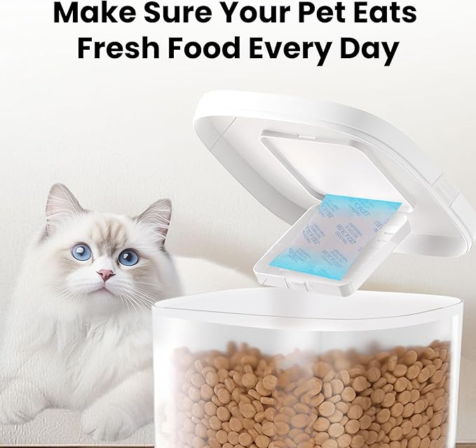 aidowocam Pet Food Desiccant Bag, Replaced Desiccant for Automatic Cat dog Feeders, Keep Cat Food Dog Dry and Fresh- 6 Packs
