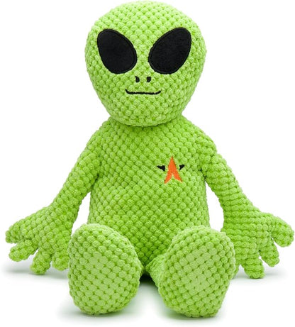 fabdog Floppies Plush Dog Toy - Cute & Durable Squeaky Dog Toys - Best Squeak Toy for Puppies and All Breeds | Ideal Pet Gift| Large Alien