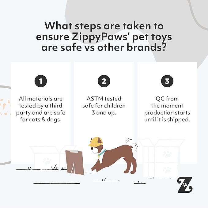 ZippyPaws RopeTugz - Durable Dog Pull Rope Toy, Interactive Tug of War for Large, Medium, & Small Dogs, Squeaky Pet Products to Keep Them Busy, Made with Heavy Duty Climbing Rope - Blue Monkey