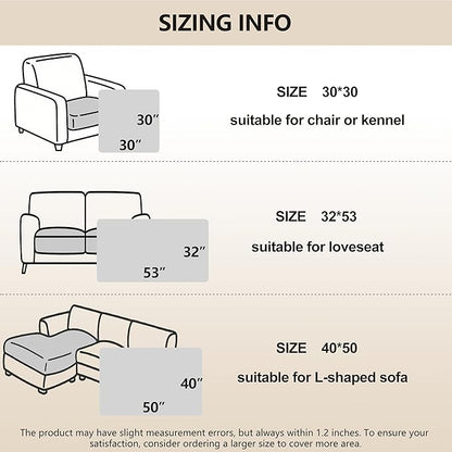 gogobunny 100% Double Sided Waterproof Dog Blanket Soft Pet Bed Cover Reversible Protect Furniture Couch Sofa Car for Puppy Large Dog Cat (Dark Navy/Light Navy, 30x30 Inch (Pack of 1))