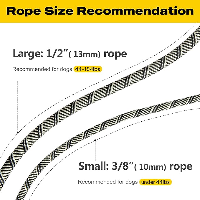 Fida Durable Slip Lead Dog Leash, 6 FT x 3/8" Heavy Duty Comfortable Strong Rope Slip Lead for Small Dogs and Puppies, No Pull Pet Training Leash with Highly Reflective(3/8", Grey)