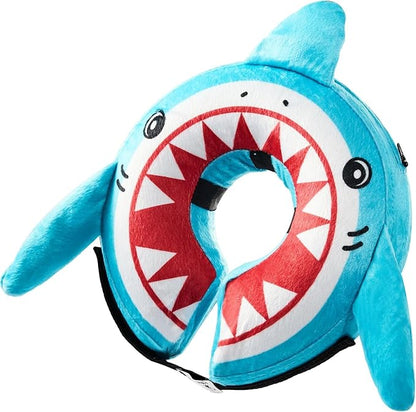 BENCMATE Inflatable Dog Cone Collar Alternative, Soft Dog Cone for Small Medium Large Dogs and Cats, Neck Recovery ECollar Donut Collar After Surgery (XXLarge, Shark)