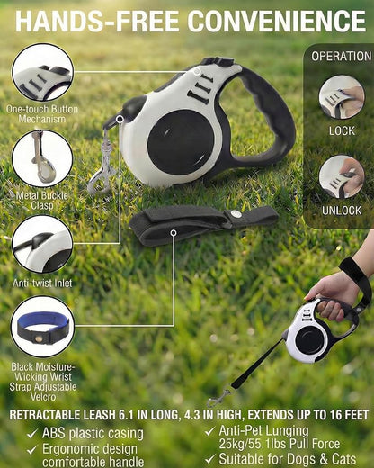 Luxelle Escape-Proof Cat Harness and Leash Set – Adjustable No Pull Soft Vest with 360° Reflective Straps, Built-in Pocket & Wrist Strap, Breathable Mesh Outdoor Harness for Cats & Kittens