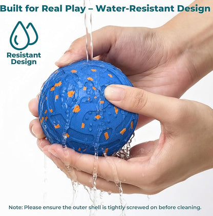 Smart Interactive Dog Toy Ball – Automatic Moving, Bouncing & Rolling, 3 Modes, Chew-Proof E-TPU Shell, Waterproof, Rechargeable,Dog Ball for Medium and Large Dogs,Blue