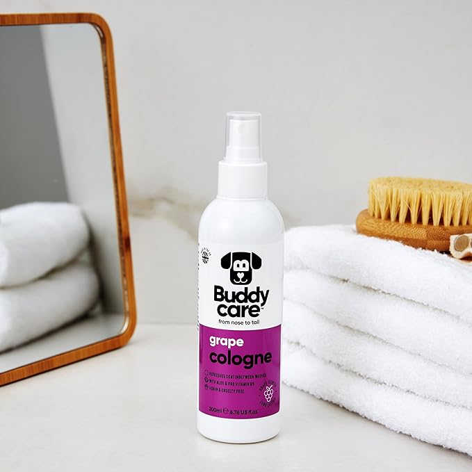 Dog Cologne - Grape - 200ml - Refreshing and Grape Scented Dog Cologne - Refreshes Between Dog Washes