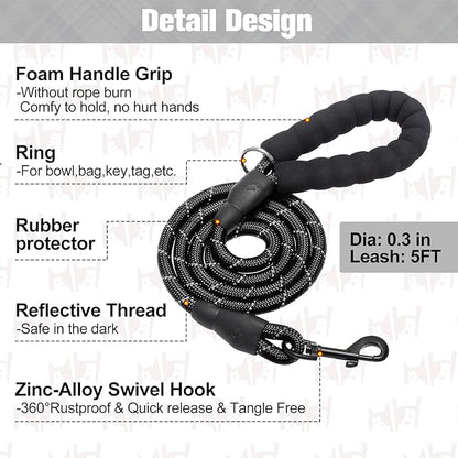 BEAUTYZOO Small Dog Harness and Leash Set,Step in No Choke No Pull Soft Mesh Dog Harnesses Reflective for Extra-Small Medium Puppy Dogs and Cats, Plaid Dog Vest Harness for XS S Pets, Grey XS