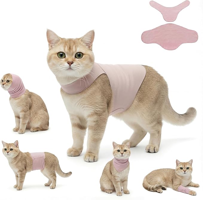 DAJIDALI® Dog & Cat Anxiety Vest & Female Spay Recovery Suit – Silent No-Velcro Calming Wrap – Universal Fit for All Breeds (Including Corgi & Frenchie)
