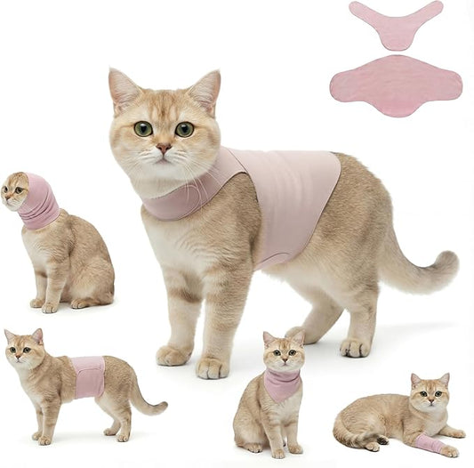 DAJIDALI® Dog & Cat Anxiety Vest & Female Spay Recovery Suit – Silent No-Velcro Calming Wrap – Universal Fit for All Breeds (Including Corgi & Frenchie)