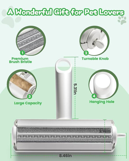 Pet Hair Remover,DAINTIER Reusable Removal Tool,Upgraded Lint Removal for Cat and Dog Hair on Furniture,Carpet,Couch,Car Seat,Clothing