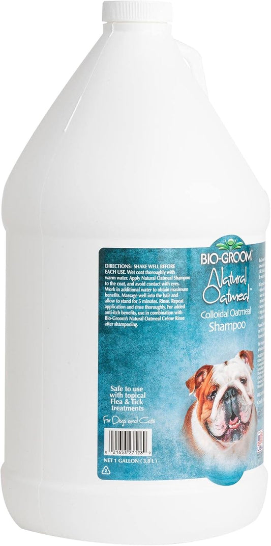 Bio-Groom Oatmeal Dog Shampoo - for Allergies and Itching, Cruelty-Free, Dog Bathing Supplies, Puppy Shampoo for Sensitive Skin, Product Made in USA, Anti-Itch - 1 Gallon