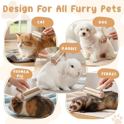 3-in-1 Cat Brushes for indoor Cats, Multifunctional Slicker Brush, Pet Brush for Shedding