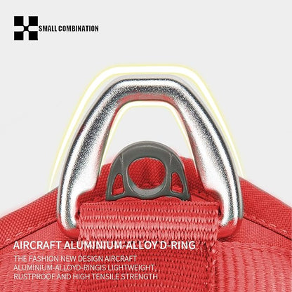 Adjustable Dog Harness with Handle, Padded Comfort,Small, Medium and Large Dogs (Watermelon Red, L)