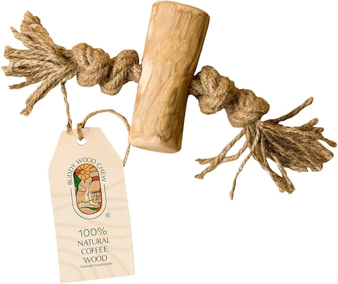 Dog Chew Chump & Rope - Dog Chew Toy Pack - Chew Toys Chewing - Single (L)
