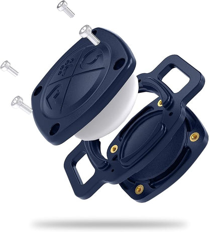 Pup Culture IP68 Waterproof AirTag Dog Collar Holder | 2.5X Stronger Than Competitors - Track Your Pet Using Apple AirTag Technology | Doesn’t Hurt Your Collar |Dog or Cat Collar Airtag Holder