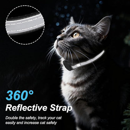 Google Android Cat Tracker Collar, Mini Cat GPS Tracker, Smart Pet Activity Trackers, No Subscription, GPS Cat Collar Certified Finder, Anti-Lost, Finder Tag for Vehicles, Pets, Kids, Items (1 Pack)