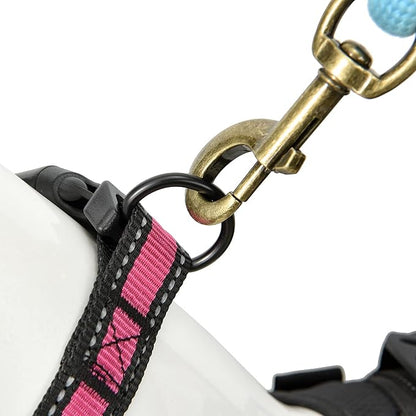 Mile High Life Dog Collar | Nylon Reflective Dog Collars | Light Weight Puppy Collars | Pink Dog Collars for Small Dogs (Pink, X-Small)