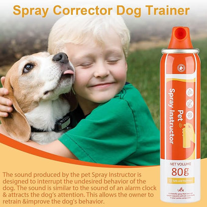ANSJDH Corrector Dog Trainer Spray 80ml 6 Pack Dog Corrector Spray Dog Trainer for Dog to Stops Barking, Jumping Up, Food Stealing, Dog Fights, Avoidance, Unwanted Dog Behaviour(Orange)