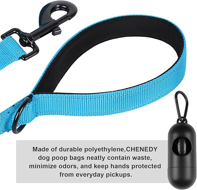Dog Leash, Short Dog Leash, 24 Inch, Black