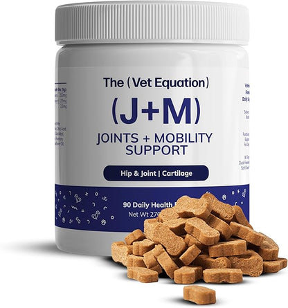 Joints & Mobility Support for Dogs – Duck-Flavored, 90 Chews – with Glucosamine, Chondroitin & Hyaluronic Acid – Supports Joint Health, Cartilage & Flexibility for Active Mobility