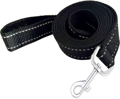 Reflective Dog Leash 4Ft /6 Feet Long, 3/4 Inch Wide, for Small and Medium Dogs