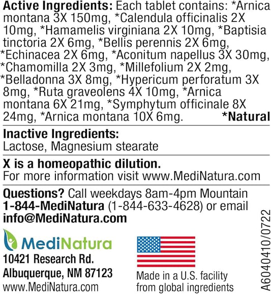 T-Relief Pet Pain Relief Arnica +12 Powerful Natural Medicines Help Ease Muscle Joint & Hip Pain Soreness Stiffness & Injuries Max Fast-Acting Soother for Dogs & Cats - 90 Tablets