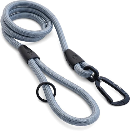 MADE TO ROAM Premium Everyday Leash - Ultra Soft Dog Leash with Aviation Aluminum Carabiner for Small, Medium, Large Dogs - Virginia Mountains, 6ft (Metal Clamps)