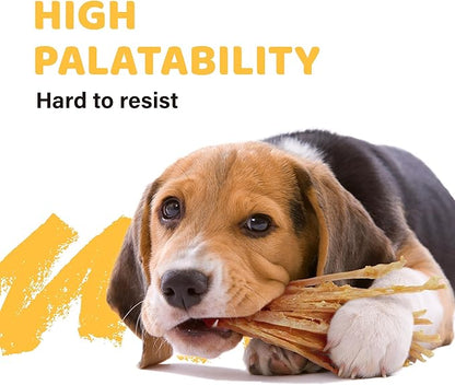 iPaw Turkey Tendon for Dogs 10 Packs/Box Bulk Pack, Ingredient Sourced from USA, Hypoallergenic, All Natural Human Grade Puppy Chew, Dog Treats for Signature Series, Rawhide Alternative