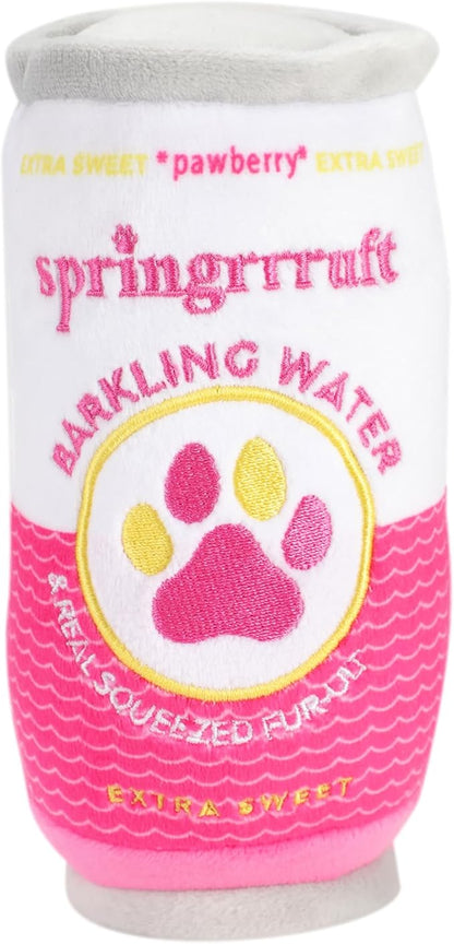 Chomp Haus Springrrruft Barkling Water – Luxurious Plush Dog Toy with Squeaker, Premium Fabric, Embroidered Details, Designer-Inspired Chew Toy, Fun Gift for Small to Medium Dogs & Dog Lovers