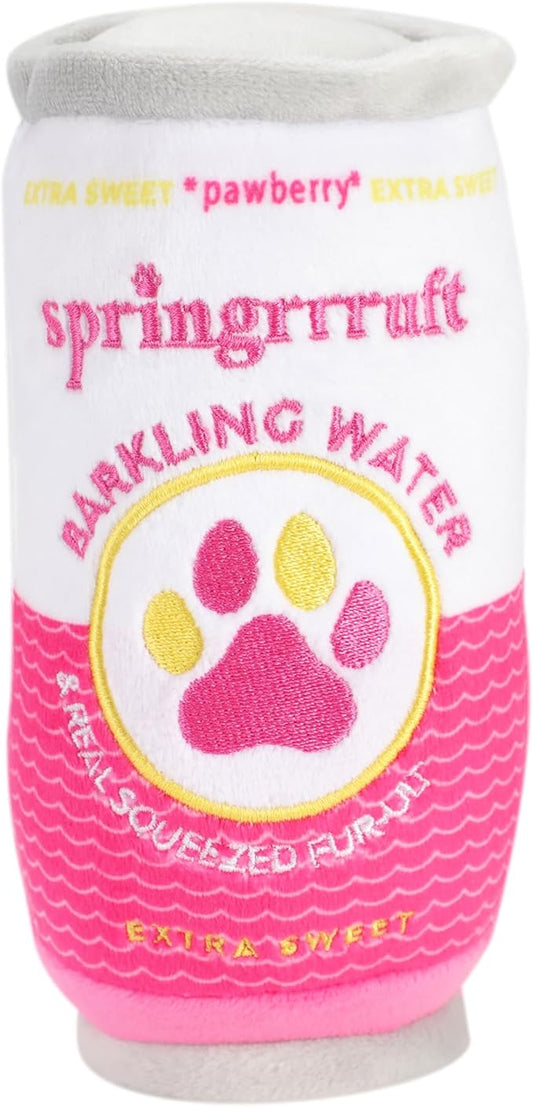 Chomp Haus Springrrruft Barkling Water – Luxurious Plush Dog Toy with Squeaker, Premium Fabric, Embroidered Details, Designer-Inspired Chew Toy, Fun Gift for Small to Medium Dogs & Dog Lovers