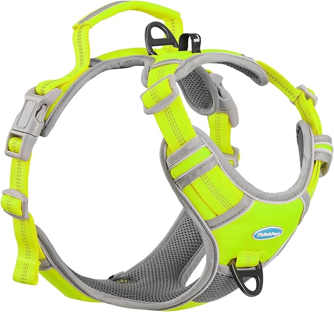 ThinkPet No Pull Harness Breathable Sport Vest with Handle-Dog Harnesses Reflective Adjustable for Medium Large Dogs