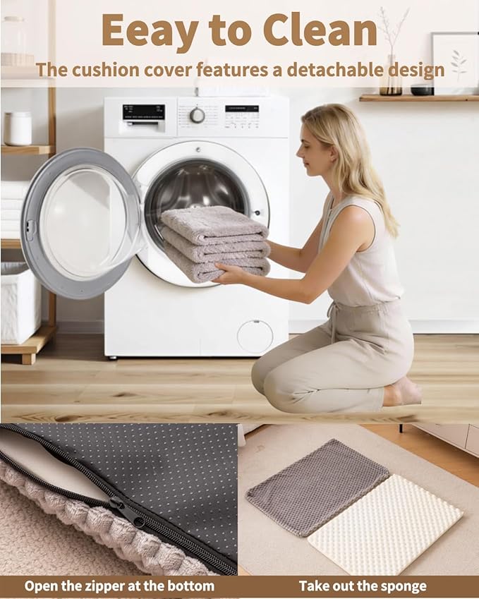 PetPurrio Backseat Pet Bed Mat, Non-Slip Travel Pet Mat, Dog Bed for Car Back Seat, Suitable for Backseat Extenders and Trucks SUVs