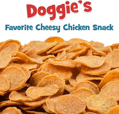 Chip's Naturals Doggie Chicken Chips Large 15 oz All Natural High Protein Low Calorie Healthy Dog Treats, Grain Free Gluten Free USDA Inspected & Approved Chicken Treat for Dogs, Pet Supplies