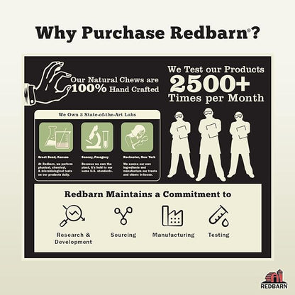 Redbarn Pet Products All-Natural Large Beef Cheek Rolls for Dogs, Chicken & Carrot Glazed - Single Ingredient Grain-Free Chew Treat Naturally Rich in Collagen - Packaging May Vary, Pack of 4