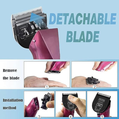 3PCS Adjustable 5 in 1 Replacement Blades Compatible with Wahl 5 in1 Clipper Bravura, Chromado, Creativa, Figura, Motion, Supergroom Dog Grooming Clippers (Black)