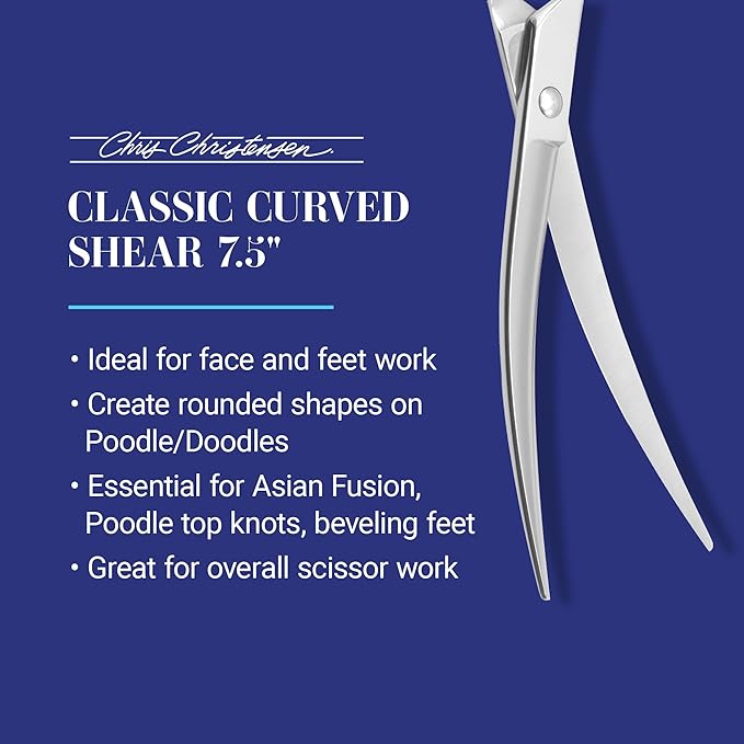 Chris Christensen Classic Series Grooming Shears, Full Set of Shears With Case, Groom Like a Professional, Any Skill Level, Made From 440C Japanese Steel