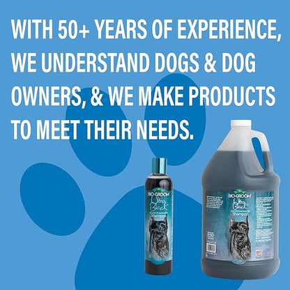 Bio-Groom Ultra-Black Dog Shampoo – Color Enhancing Pet Shampoo, Dog Bathing Supplies, Puppy Wash, Dog Grooming Supplies, Cruelty-Free, Made in USA, Coat Brightener Shampoo – 12 fl oz 1-Pack