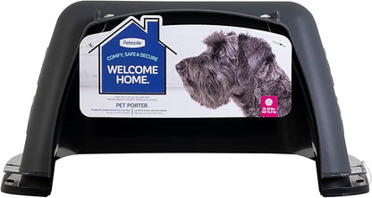 Petmate Pet Porter Fashion Dog Kennel 26", Parisian Blue & Black, for Pets 20-25lbs, Made in USA