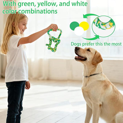 Triangle & Heart Dog Chew Toy | 99.99% Natural Rubber | Eco-Friendly Biodegradable | Gentle Gum Care | Puppy Teething Pacifiers | Indestructible Non-Squeak Toys for Large Aggressive Chewers