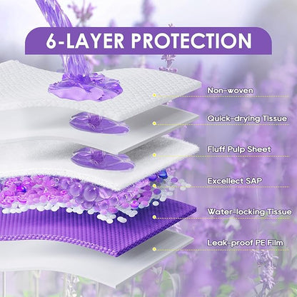 JollyMate 28"x34" Extra Large Dog Pee Pads, 30 Counts Leak-Proof Heavy Absorbent Pee Pads for Dogs, Quick Dry Disposable Dog Training Pads