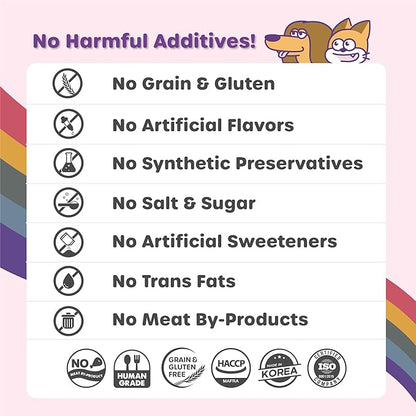 Choolip Squeeze Vita Stick Lickable Cat and Dog Treats – 7-Count Variety Pack – Creamy Puree with Multivitamins for Joints, Skin, Heart, Kidney, Liver, Eyes & Brain – Grain-Free & Vet-Formulated