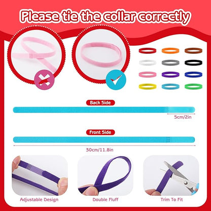 GGSTDDUP 36 Pcs Reflective Puppy Collar and Leash Set, Dog Collar and Leash Adjustable Quick Release Buckle Puppy Collars for Small Medium Dogs Walking Training