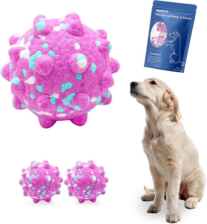 2 Pcs Tough ETPU Dog Balls for Aggressive Chewers - Bouncy, Interactive Floating Chew Toys for Fetch & Water Play with Medium Large Dogs