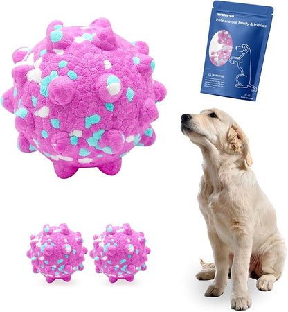 2 Pcs Tough ETPU Dog Balls for Aggressive Chewers - Bouncy, Interactive Floating Chew Toys for Fetch & Water Play with Small Medium Dogs
