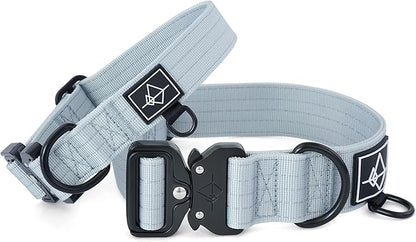 Made to ROAM Premium Dog Collar - Adjustable Heavy Duty Nylon Collar with Quick-Release Metal Buckle (Alaska Daybreak, Classic Size 1)